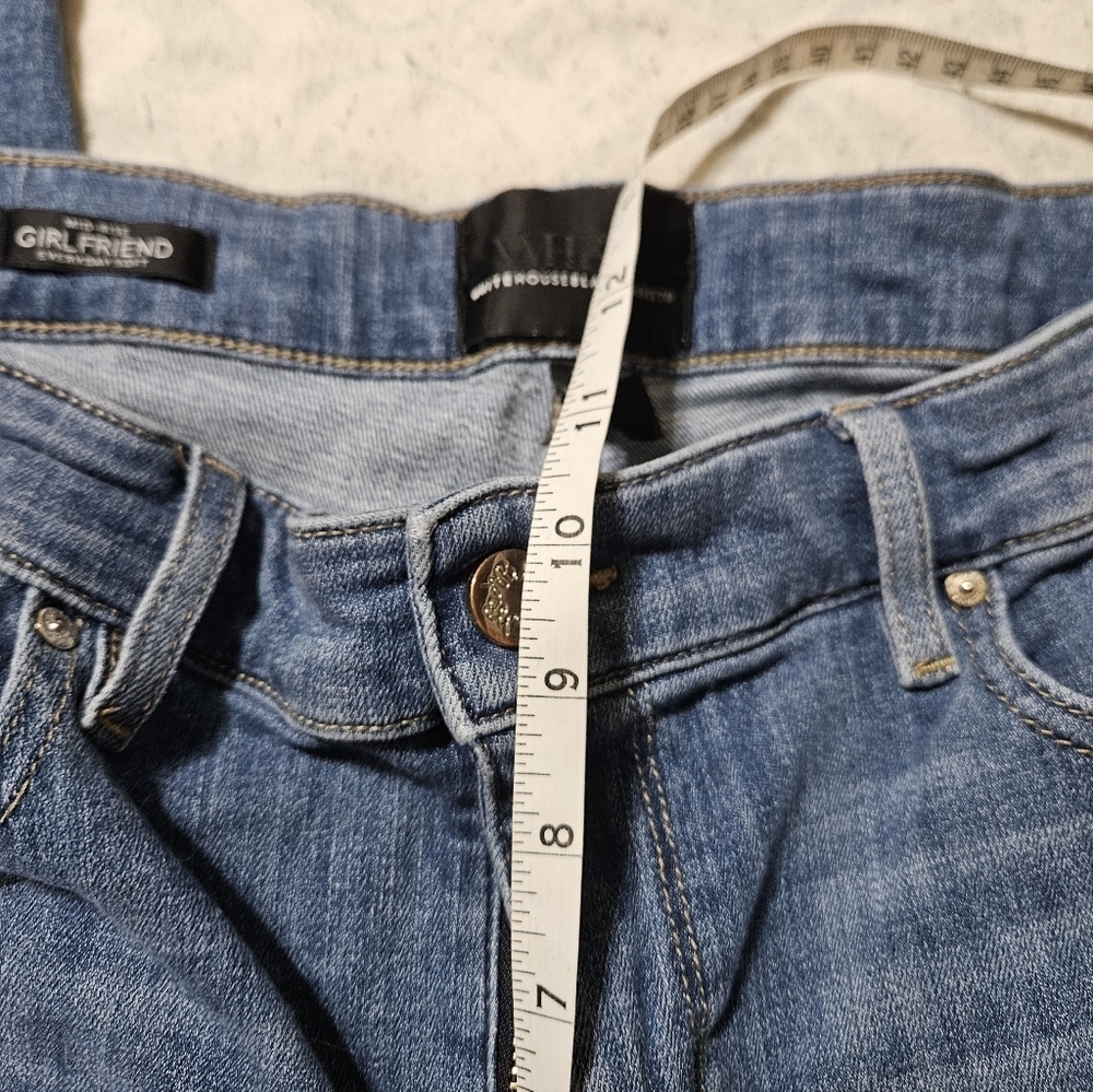 White House Black Market Mid Rise Girlfriend Jeans! - Picture 7 of 8